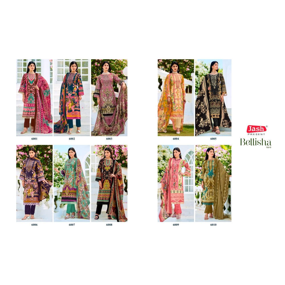 BELLISHA VOL 6 JASH (Cotton Dupatta)