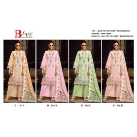 BILQIS B 166 ABCD (Cotton Dupatta)
