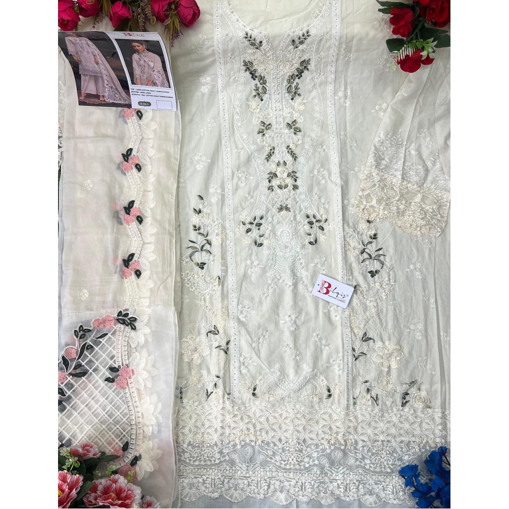 BILQIS B 166 EFGH (Cotton Dupatta)
