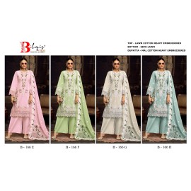 BILQIS B 166 EFGH (Cotton Dupatta)