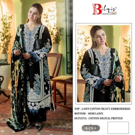 BILQIS B 174 ABCD (cotton Dupatta)