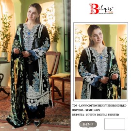 BILQIS B 174 EFGH (cotton Dupatta)