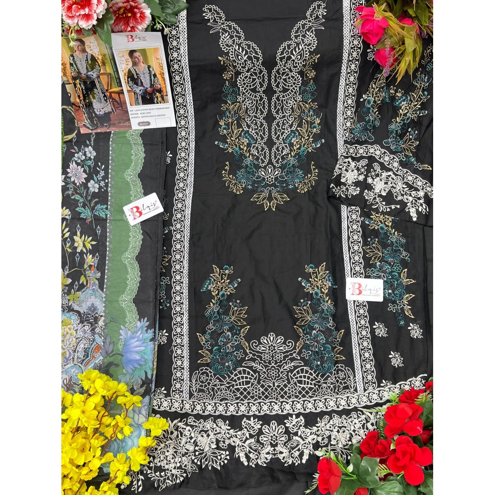 BILQIS B 174 EFGH (cotton Dupatta)
