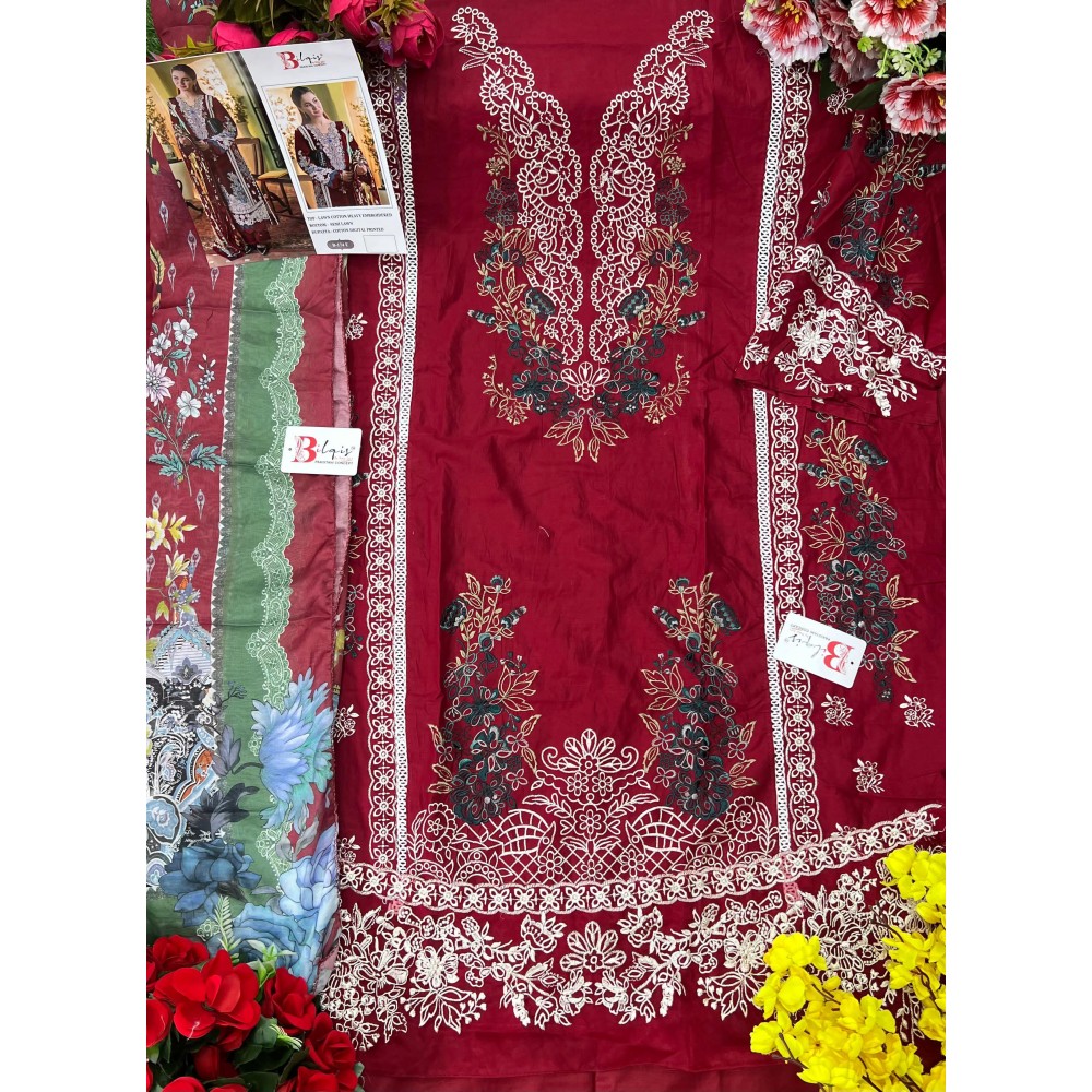 BILQIS B 174 EFGH (cotton Dupatta)