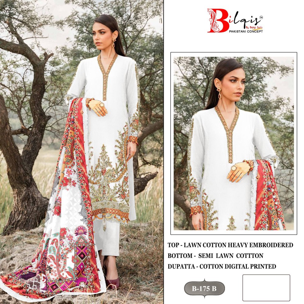 BILQIS B 175 AB (cotton Dupatta)