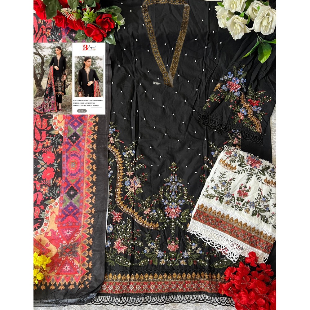 BILQIS B 175 AB (cotton Dupatta)