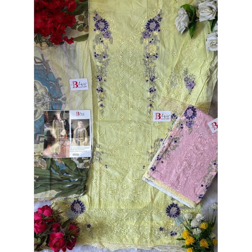 BILQIS B 177 ABCD (cotton Dupatta)