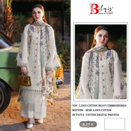 BILQIS B 177 EFGH (cotton Dupatta)