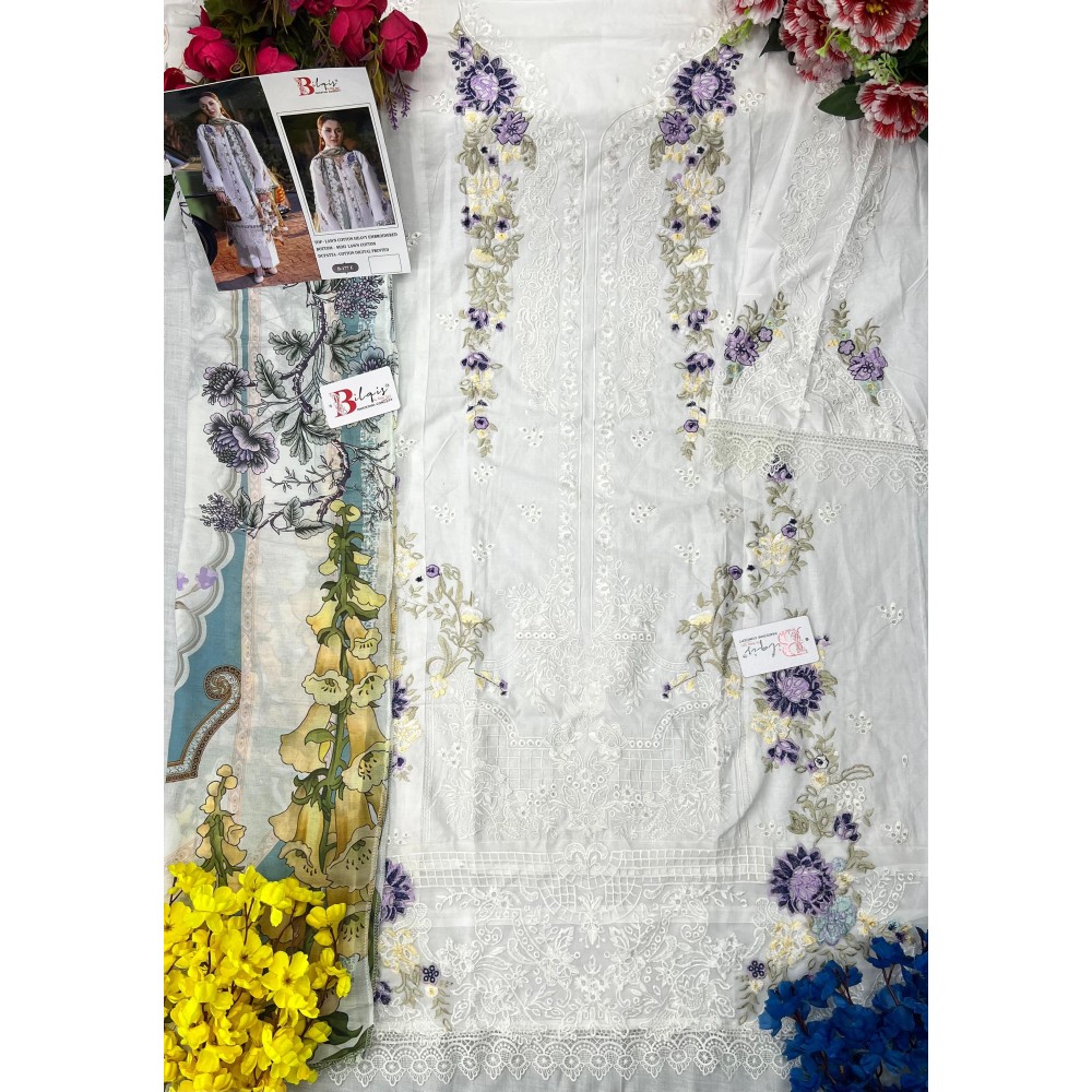 BILQIS B 177 EFGH (cotton Dupatta)