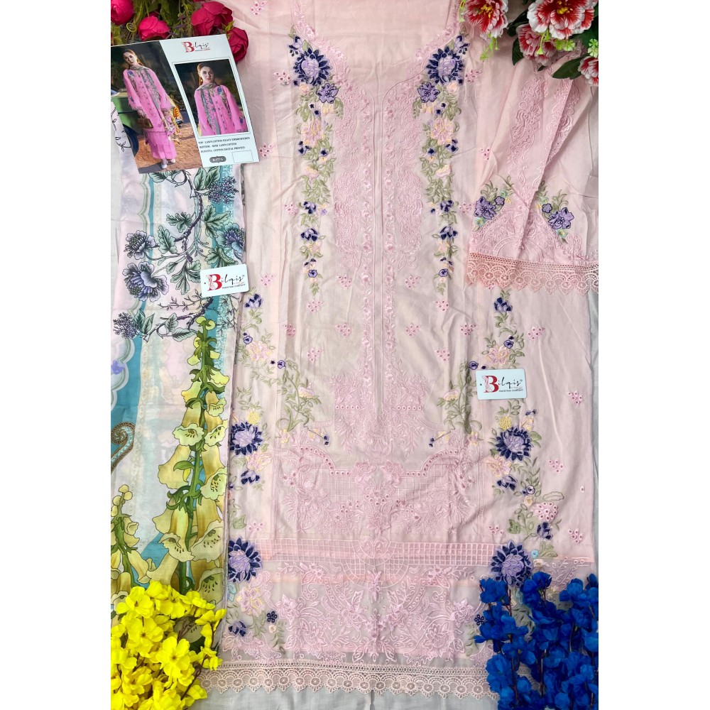 BILQIS B 177 EFGH (cotton Dupatta)