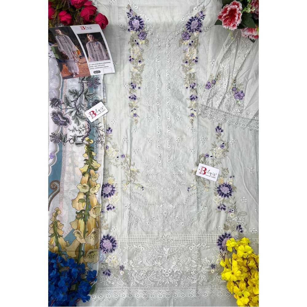 BILQIS B 177 EFGH (cotton Dupatta)