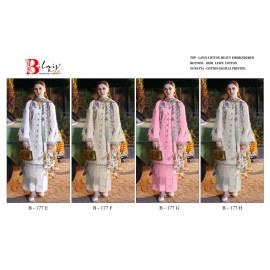 BILQIS B 177 EFGH (cotton Dupatta)