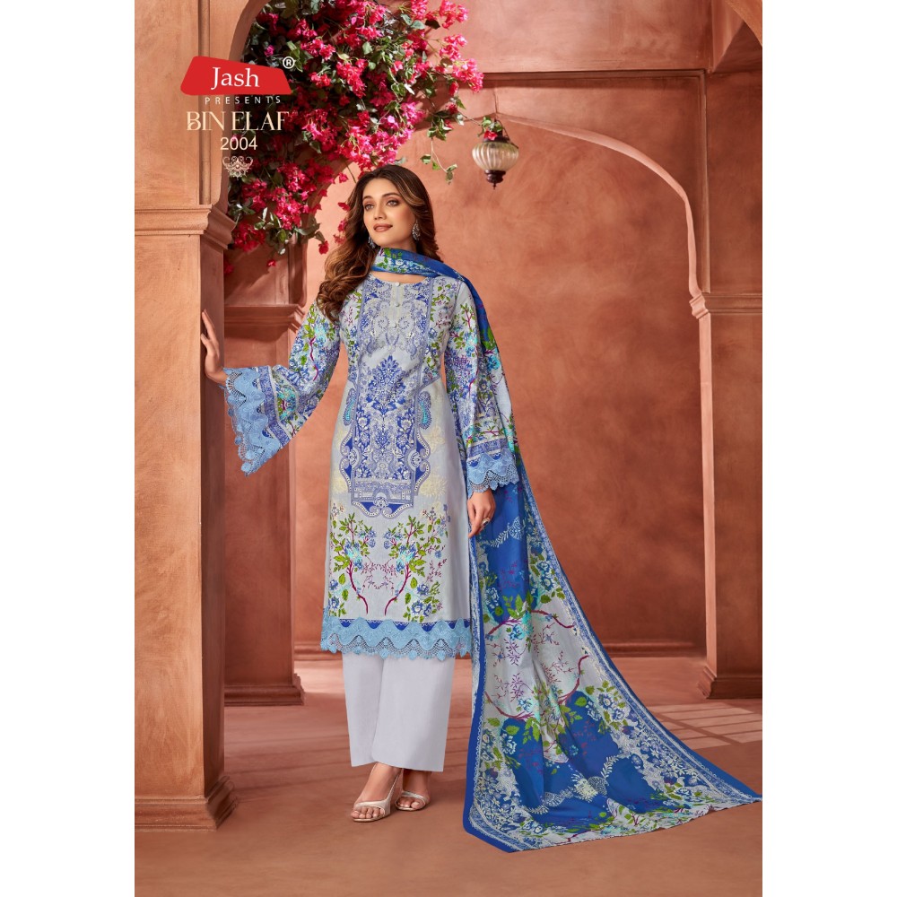 BIN ELAF VOL 2 JASH (Cotton Dupatta)