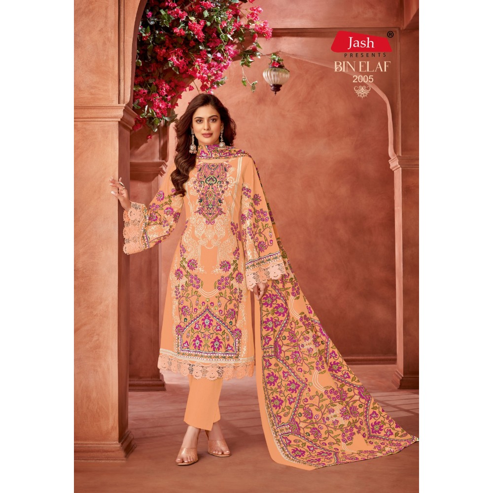 BIN ELAF VOL 2 JASH (Cotton Dupatta)