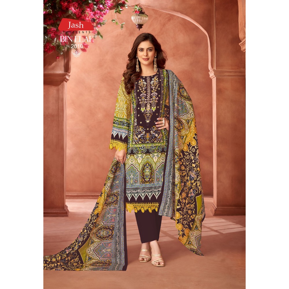 BIN ELAF VOL 2 JASH (Cotton Dupatta)