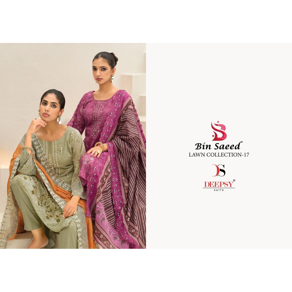 BIN SAEED 17 DEEPSY (Cotton Dupatta)