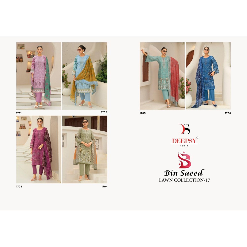 BIN SAEED 17 DEEPSY (Cotton Dupatta)