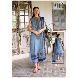 BIN SAEED HEAVY LUXURY VOL 12 JADE (Cotton Dupatta)