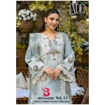 BIN SAEED HEAVY LUXURY VOL 13 JADE (Cotton Dupatta)