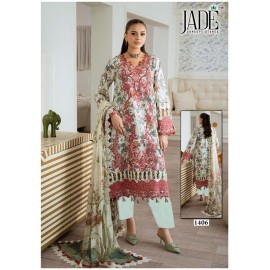 BIN SAEED HEAVY LUXURY VOL 14 JADE (Cotton Dupatta)