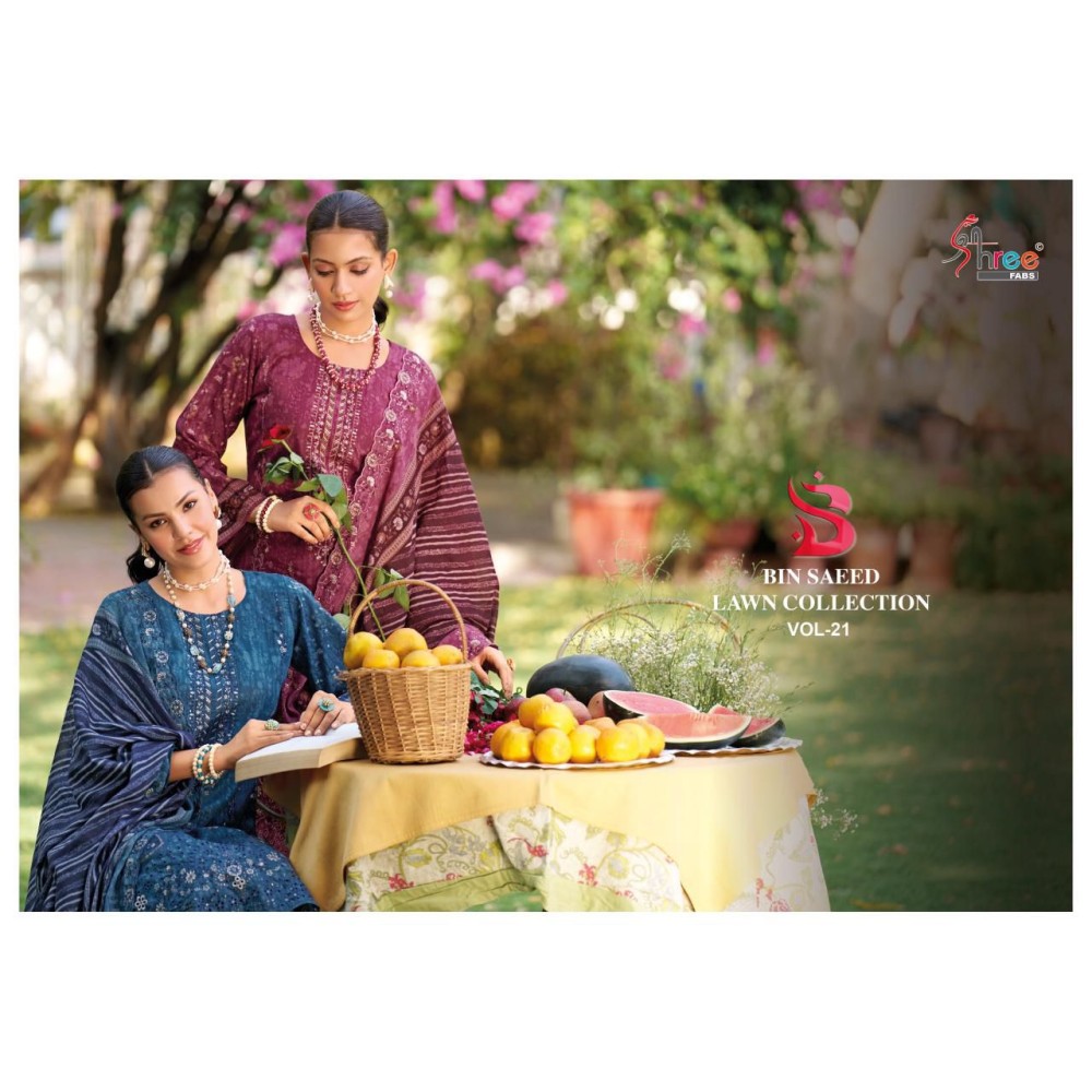 BIN SAEED LAWN COLLECTION SHREE VOL 21 SHREE