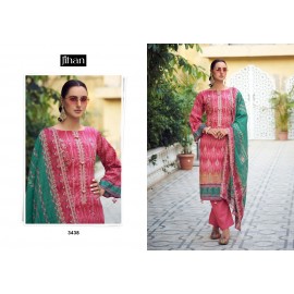 BIN SAEED LAWN COLLECTION VOL 10 JIHAN (Cotton Dupatta)