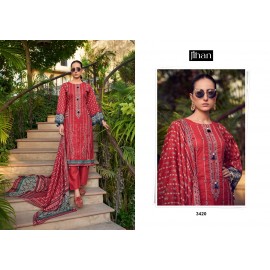 BIN SAEED LAWN COLLECTION VOL 10 JIHAN (Cotton Dupatta)