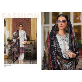 BIN SAEED LAWN COLLECTION VOL 14 SHREE  (Cotton Dupatta)