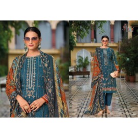 BIN SAEED LAWN COLLECTION VOL 14 SHREE  (Cotton Dupatta)