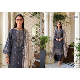 BIN SAEED LAWN COLLECTION VOL 15 SHREE  (Cotton Dupatta)