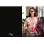 BIN SAEED LAWN COLLECTION VOL 15 SHREE  (Cotton Dupatta)