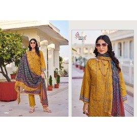 BIN SAEED LAWN COLLECTION VOL 16 SHREE  (Cotton Dupatta)