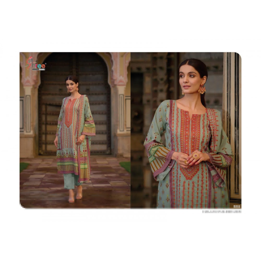 BIN SAEED LAWN COLLECTION VOL 6 SHREE STITCHED