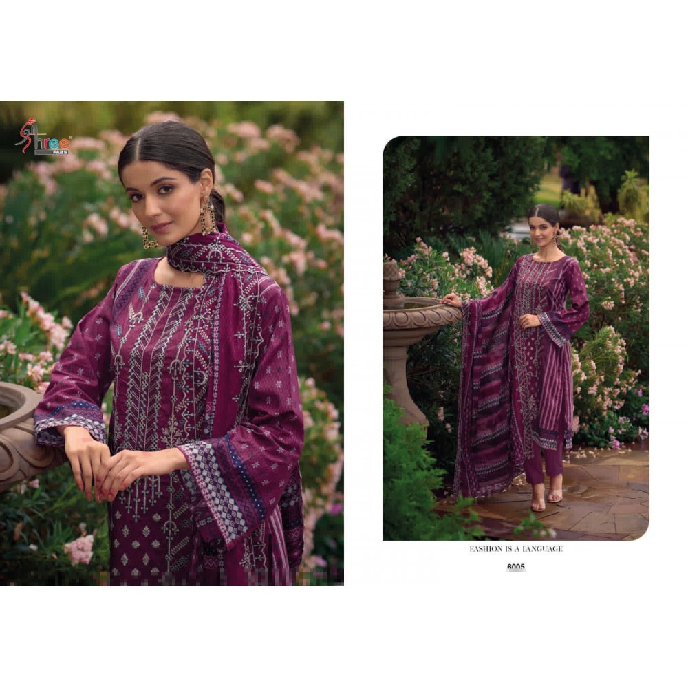 BIN SAEED LAWN COLLECTION VOL 6 SHREE STITCHED