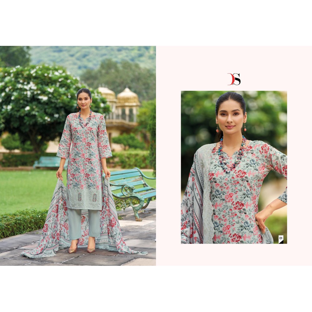 BIN SAEED MINI 2 BY DEEPSY SUITS (Chiffon Dupatta)