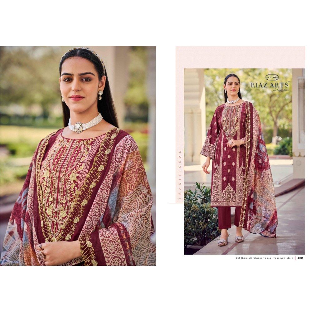 BIN SAEED V 8 RIAZ  (Cotton Dupatta)