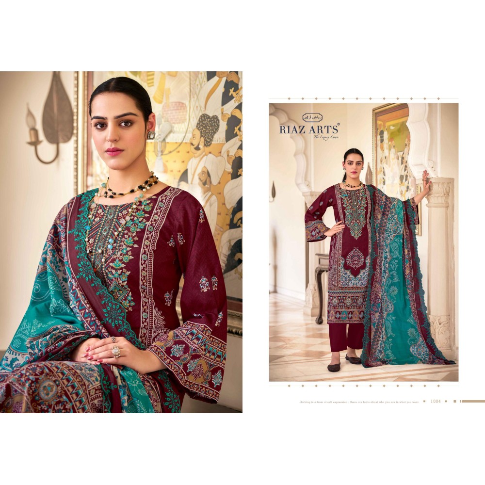BIN SAEED V 9 RIAZ  (Cotton Dupatta)