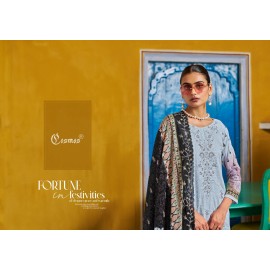 BIN SAEED VOL 1 COSMOS (Cotton Dupatta)