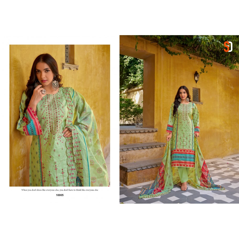 BIN SAEED VOL 10 SHRADDHA (Cotton Dupatta)