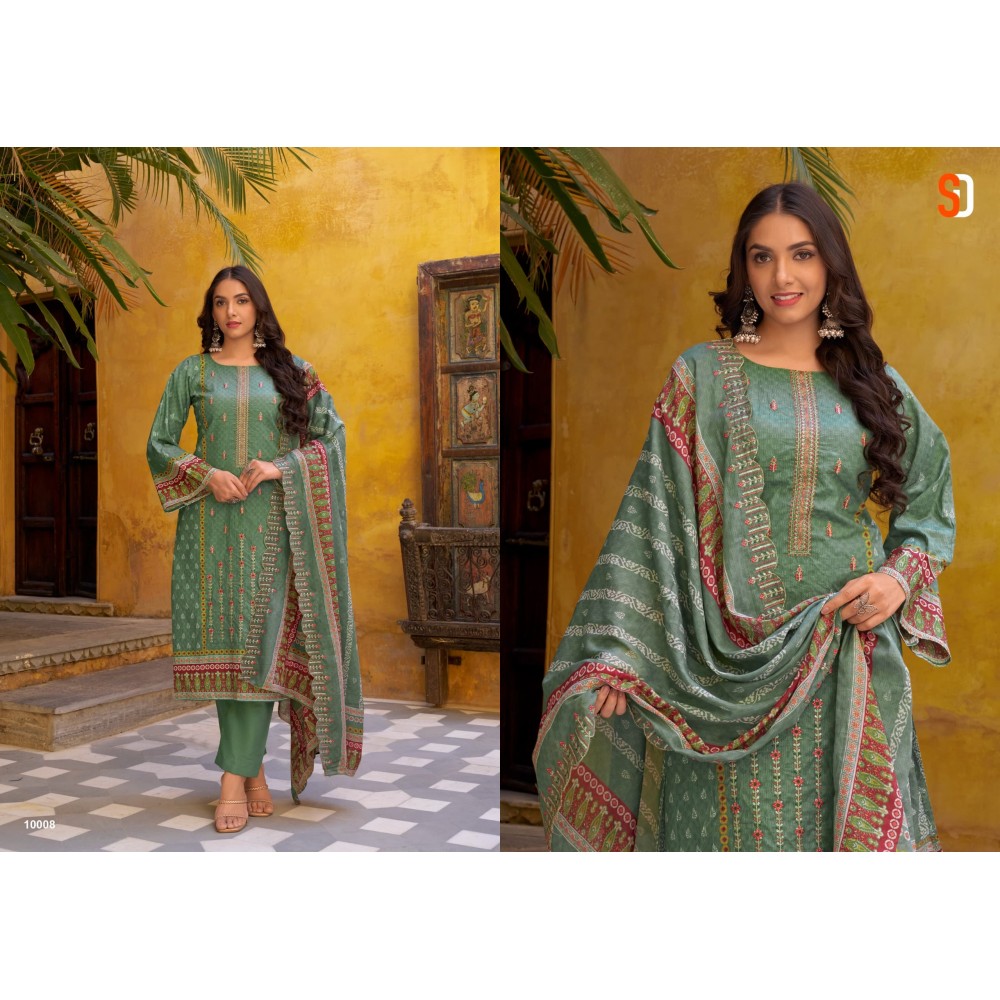 BIN SAEED VOL 10 R SHRADDHA (Cotton Dupatta)