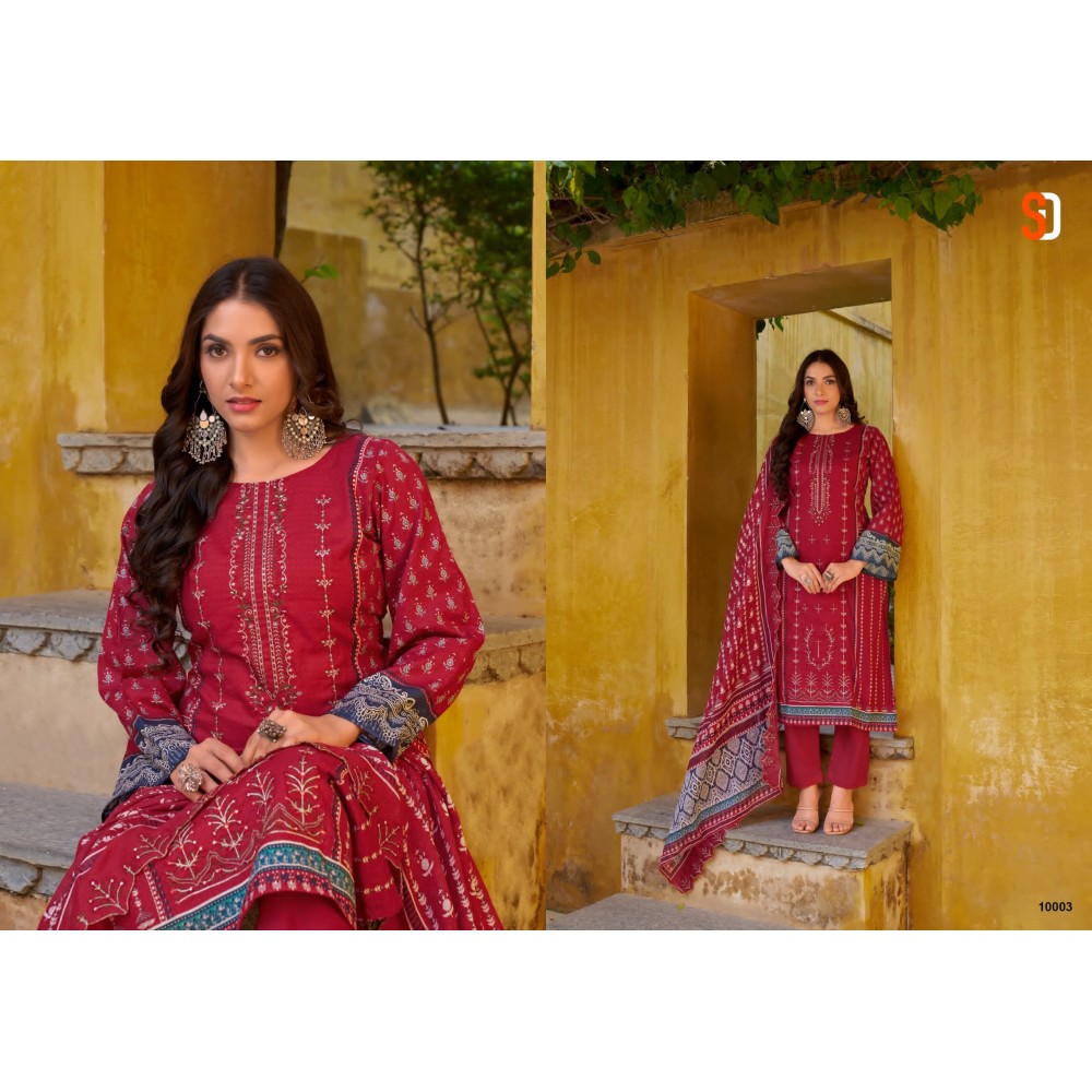 BIN SAEED VOL 10 SHRADDHA (Cotton Dupatta)