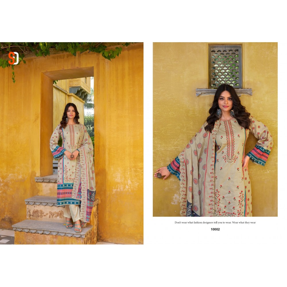 BIN SAEED VOL 10 SHRADDHA (Cotton Dupatta)