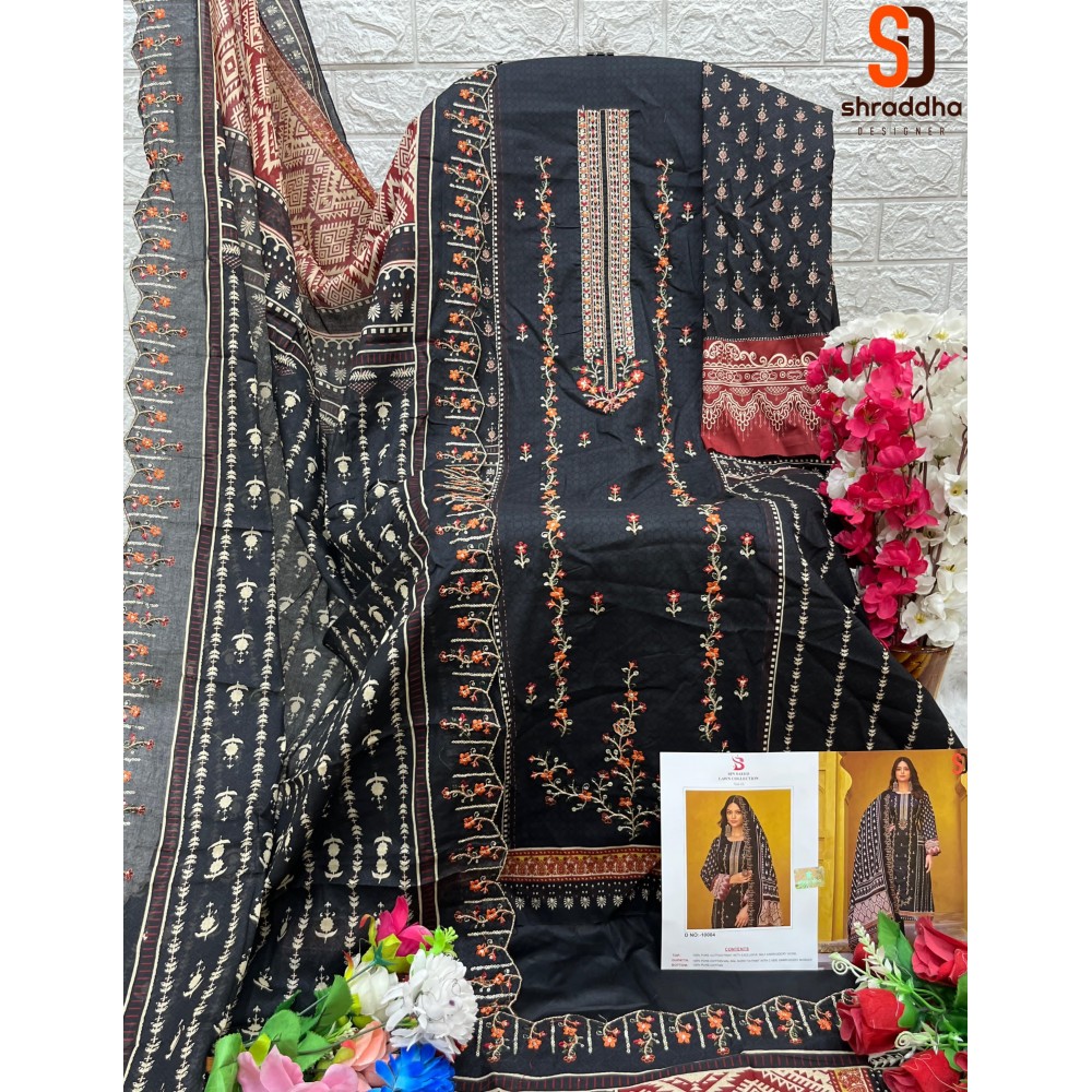 BIN SAEED VOL 10 SHRADDHA (Cotton Dupatta)