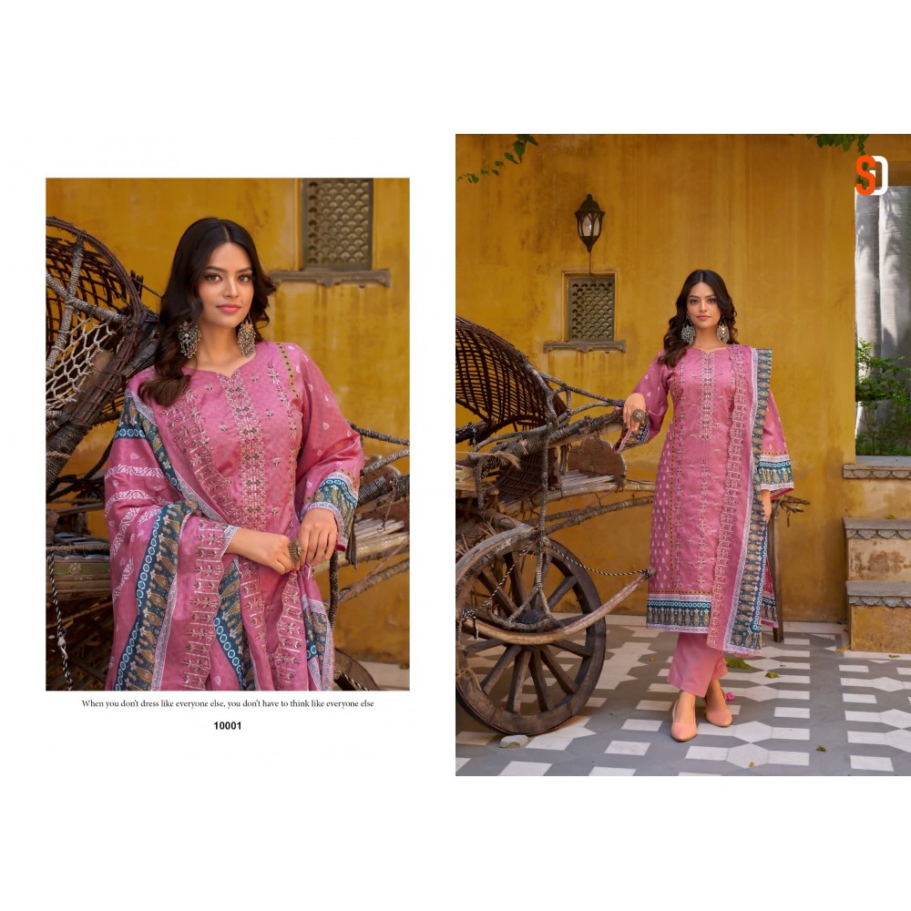 BIN SAEED VOL 10 R SHRADDHA (Cotton Dupatta)