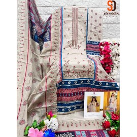 BIN SAEED VOL 10 SHRADDHA (Cotton Dupatta)