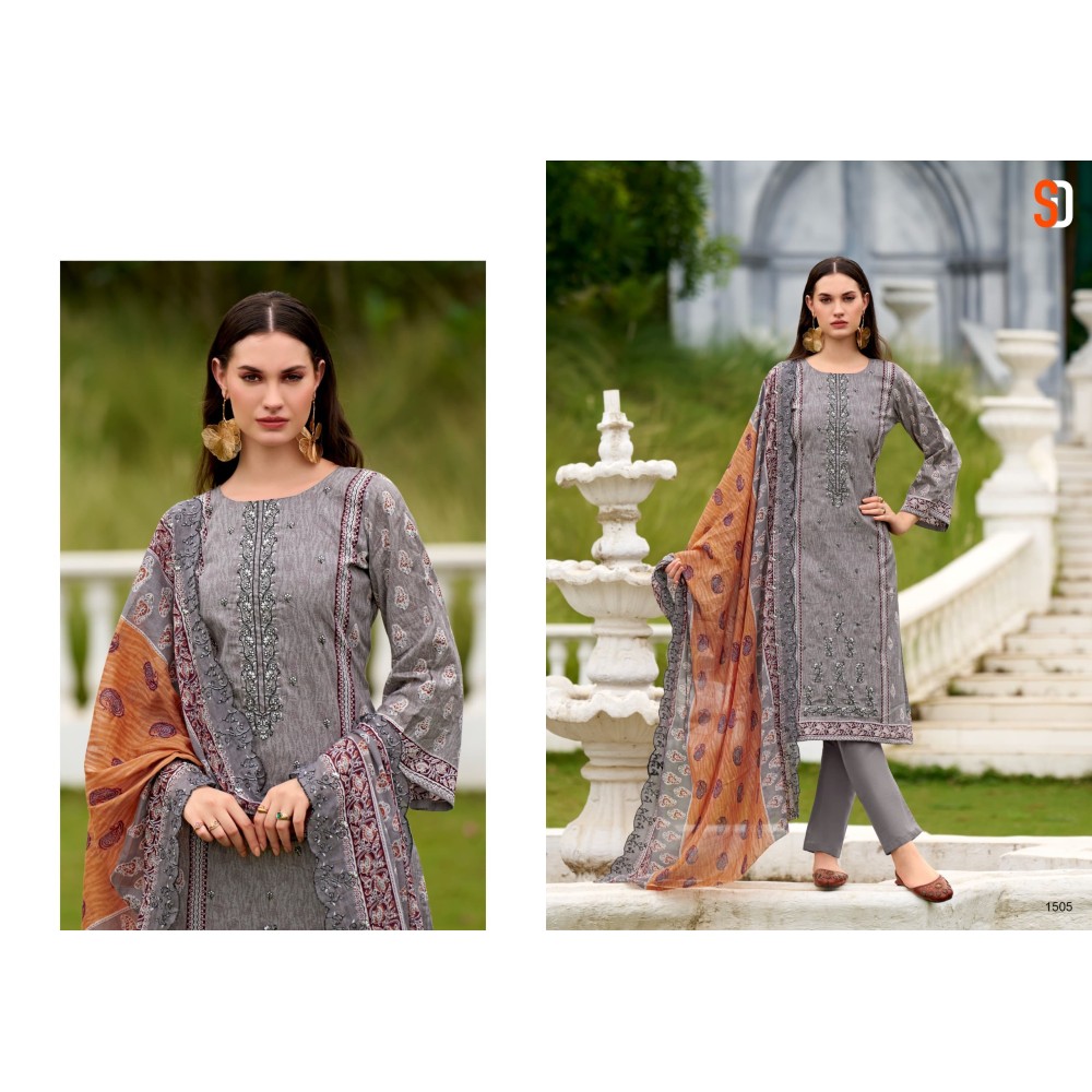 BIN SAEED VOL 15 SHRADDHA (Cotton Dupatta)