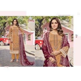 BIN SAEED VOL 2 AMBICA TEX (Cotton dupatta)