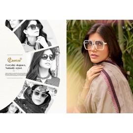 BIN SAEED VOL 3 COSMOS (Cotton dupatta)