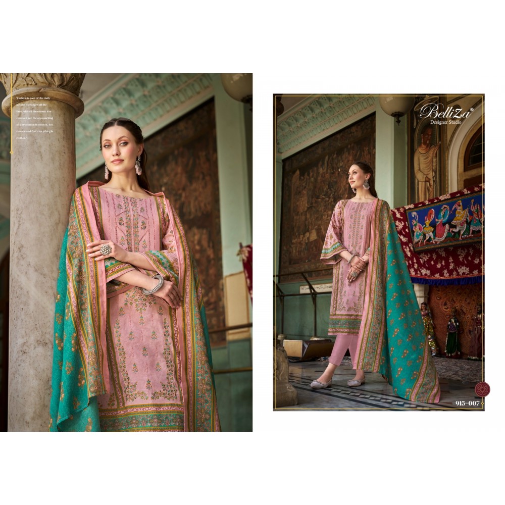 BIN SAEED VOL 4 BELLIZA (Cotton Dupatta)