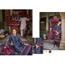 BIN SAEED VOL 4 BELLIZA (Cotton Dupatta)